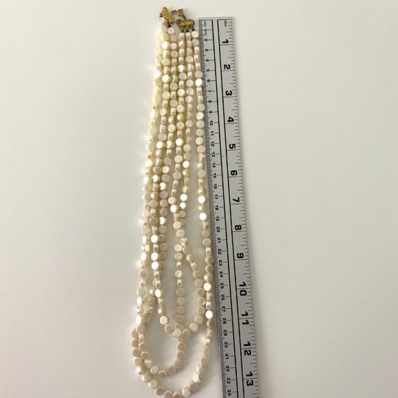 Beachy Pearl Shell Adjustable Layer Necklaces - Picture 7 of 9